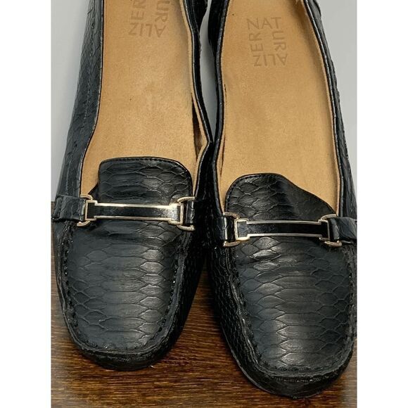 Naturalizer Womens Leather Loafers Black Size 8.5 - Picture 6 of 9